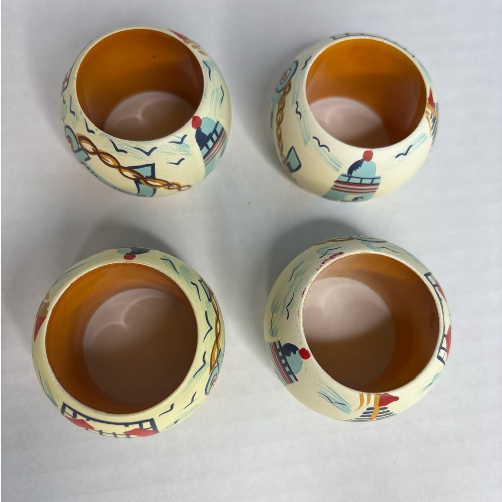 NAUTICAL NAPKIN RINGS (SET OF 4) - Picture 5 of 5